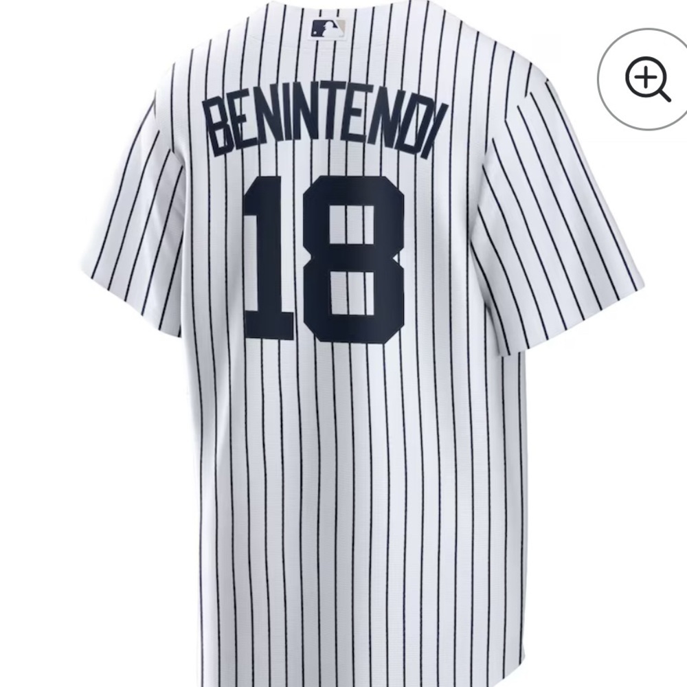 Nike NY Yankees Pinstripe Jersey XXL, EA107 - Picture 3 of 6